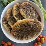 Organic Mushtah Manakish B' Zaatar - 5 Pieces