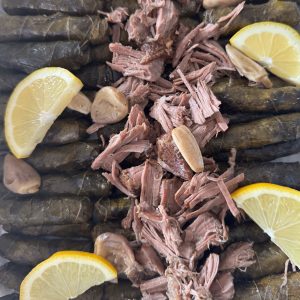 Authentic Grape Leaves With Egyptian Rice And Organic Ground Beef