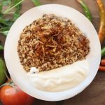 Vegan Mdardara Lentils And Rice With Caramelized Onions