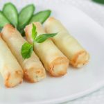 Rkakat Cheese a Lebanese Fried Cheese Crispy Roll