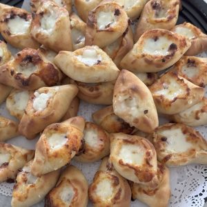 Mozzarella, Akawi Cheese, and Sujuk Pies