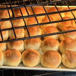 Fresh Thyme Herbs Bread Stuffed with Cheese and infused with Olive Oil