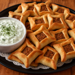 Sfeeha, Four Corners Meat Pies with Organic Ground Beef and Laban