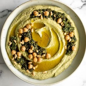 Organic Lebanese Homemade Pesto Hummus