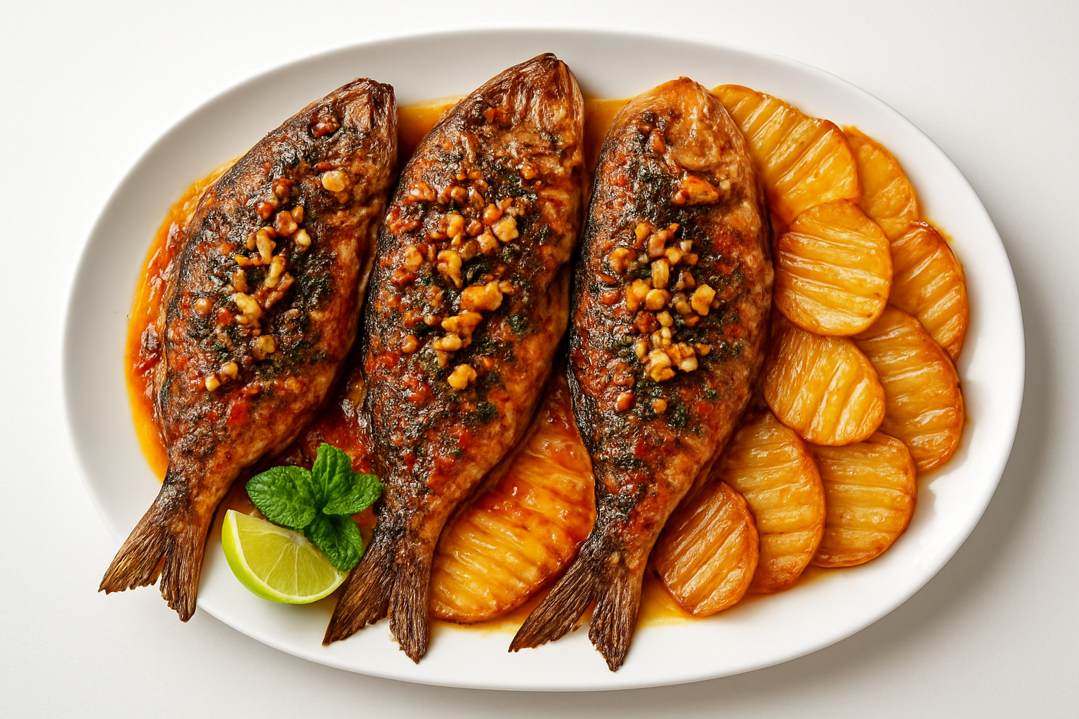 Samke Harra Beirutieh, Beirut Spicy Fish Dish
