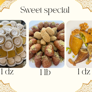 Atayef brings the joy of street‑side frying and family gatherings. Maakaroon brings the warmth of homemade simplicity. Maamoul brings the elegance and tradition of Eid and festive hospitality.