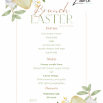 Easter Brunch Free Delivery