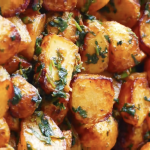 Batata w Kizzbra, Lebanese Spiced Potato and Garlicy Cilantro